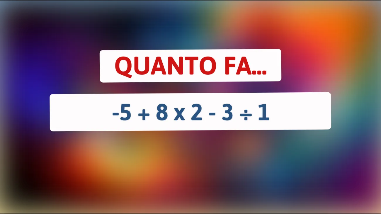 Scopri se sei tra le menti più brillanti: Puoi risolvere questo semplice indovinello matematico?"
