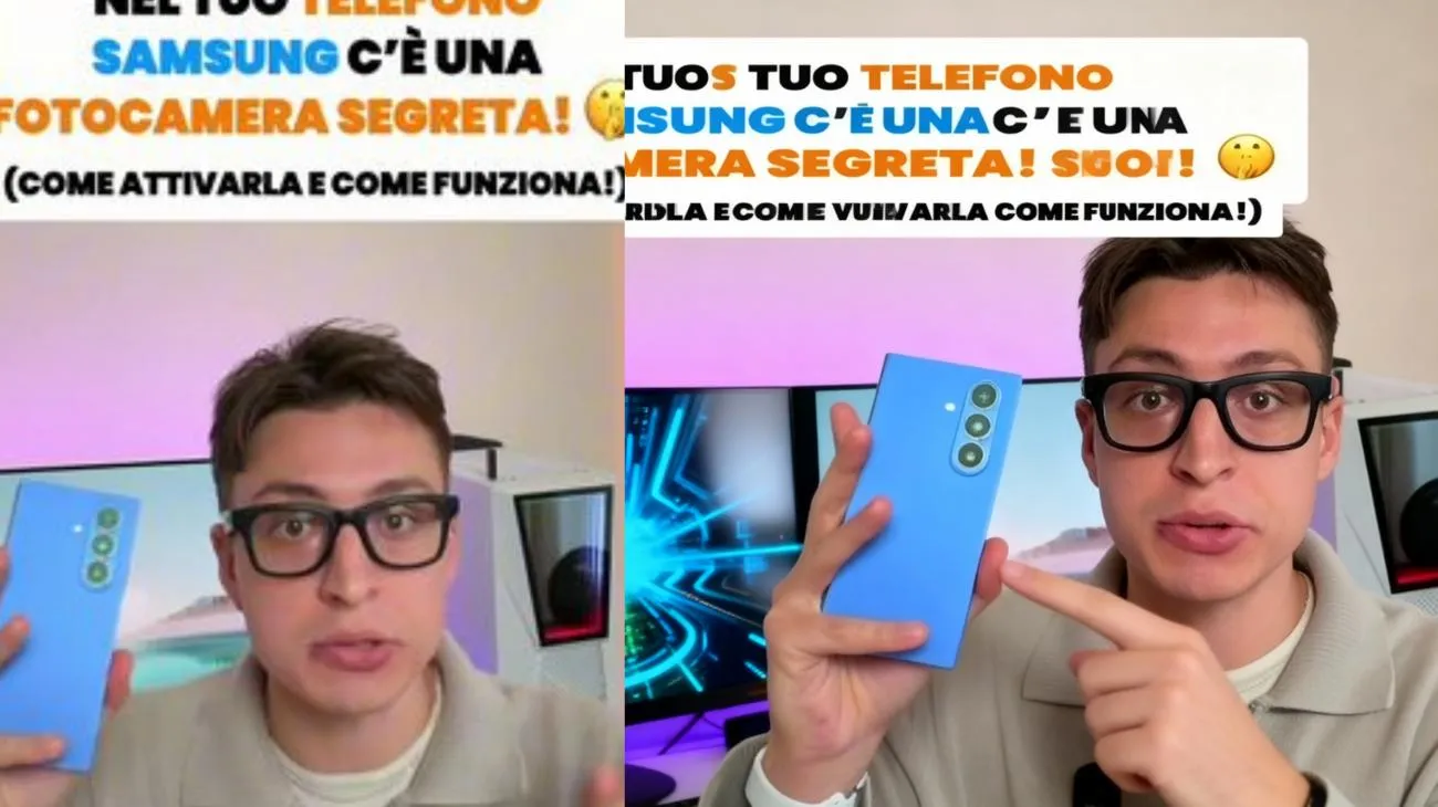 FOTOCAMERA SEGRETA SAMSUNG! In tutti o quasi i nostri cellulari samsung, c'è una fotocamera segreta! Ecco a cosa serve e come abilitarla! —- #Tech #tecnologia #digitale #innovazione #samsung #fotocamera #smartphone #galaxy"
